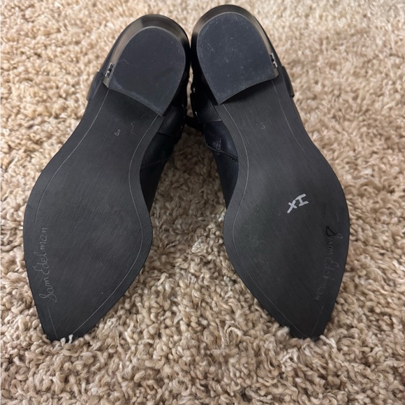 Sam Edelman Riker Leather Moto Ankle Bootie Size 8 - Picture 5 of 11